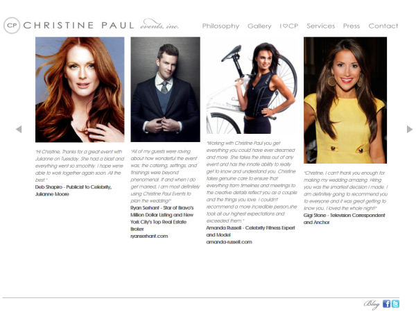 Christine Paul Events preview